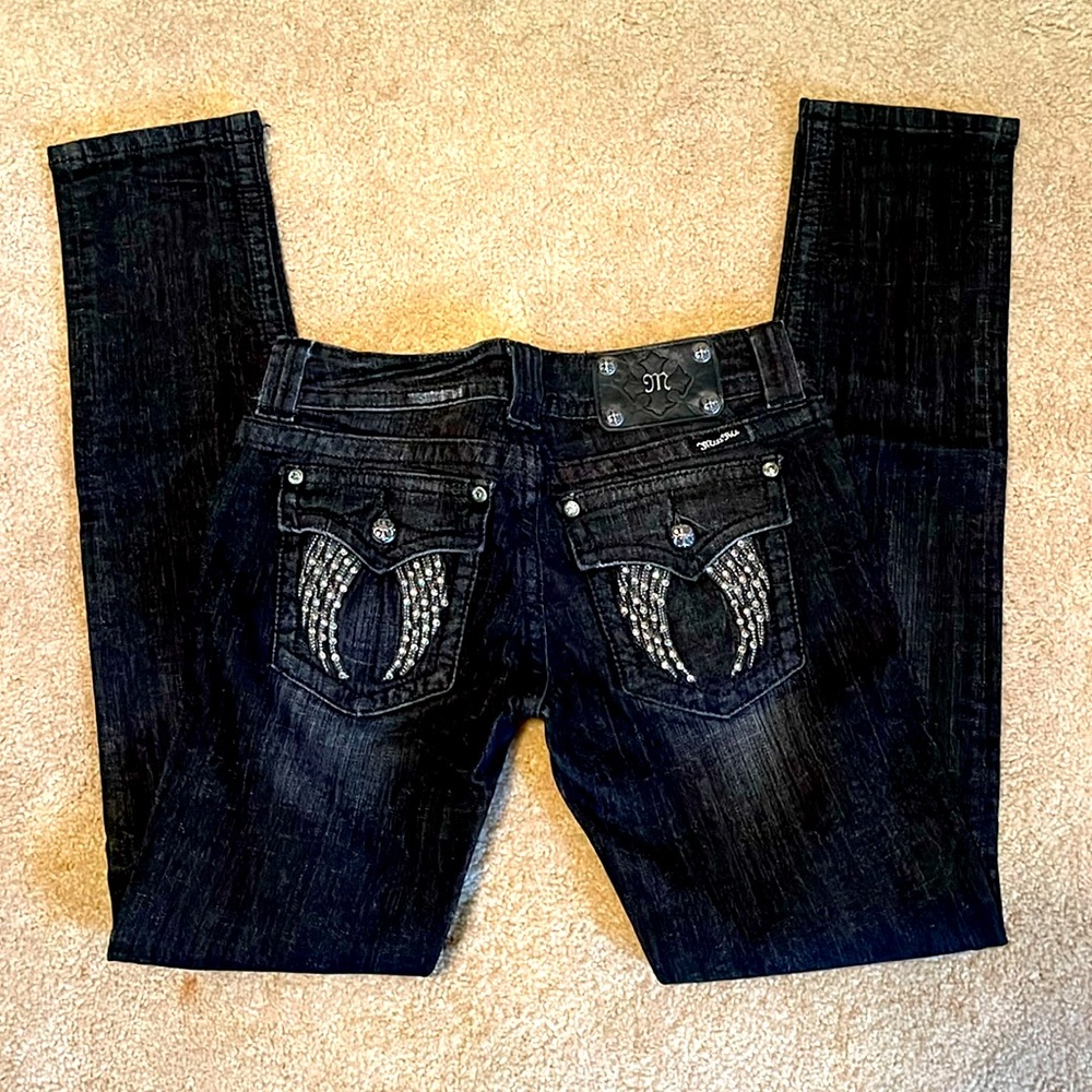 Miss Me Black Skinny Jeans